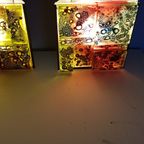 3 X Raak Coloured Glass Wall Sconces Lamps Willem Van Oyen. thumbnail 5