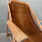 Vintage ‘Chaise Longue’ Bamboe – Japandi thumbnail 13