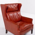 1970’s Pair Of Vintage Danish Design ‘wing’ Armchairs By Mogens Hansen thumbnail 6