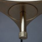 Vintage Hollywood Regency Cascade Goud/messing Hanglamp Met 3 Transparant Glazen Kelken, 1960s thumbnail 9