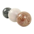 Set Van 3 Grote Gepolijste Bollen Marmer Natuursteen Bal thumbnail 4
