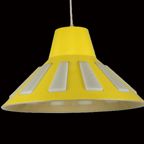 Prachtige Gele Plastic Space Age Ufo Lamp - Massive - Belgian Design - 1970 thumbnail 4