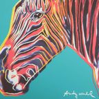 Offset Litho Naar Andy Warhol Grevy’S Zebra 201/2400 Pop Art Kunstdruk thumbnail 9