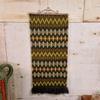 Zweeds Vintage Wollen Wandkleedje Wandkleed Muurkleed thumbnail 3