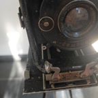Antieke Contessa Nettel Altura 1921 Balgcamera Op Statief thumbnail 3