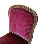 Franse Notenhouten Louis Xv Stijl Stoelen, Eind 19E Eeuw thumbnail 5