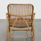 Bijzondere Rotan Fauteuil Van Rohé Noordwolde, 1950 thumbnail 11