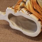 Large Vintage Ceramic Tiger Sculpture thumbnail 5