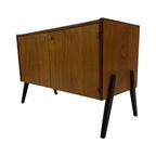 Vintage Kastje Compact Dressoir Audio Meubel Jaren 60 Teak thumbnail 3