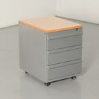 Ahrend Verrijdbaar Ladeblok, Aluminium, 58X42 Cm, 3 Laden thumbnail 2