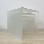 Set Of 4 Lucite Nesting Tables , 1970S thumbnail 9