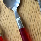 Vintage Ikea Cutlery Set With Red Handles thumbnail 3