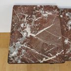 Vintage Mid Century Art Deco Tv Meubel, Dressoir Marmer Blad thumbnail 16