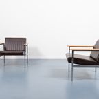 1960’s Pair Of Italian Design Architectural Armchairs / Fauteuils thumbnail 11