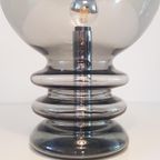 Vintage Bulb Moon Glazen Tafellamp Van Glashutte Limburg thumbnail 6