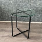 Vintage Bauhaus Glazen Bijzettafel thumbnail 7