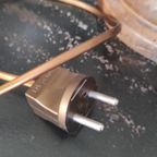 Vintage Lampvoet Hout Metaal thumbnail 4