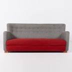 Sculptural Mid-Century Danish Modern Sofa, 1950’S thumbnail 4