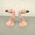 Koppel Franse Porseleinen Wandlampen thumbnail 6