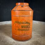 Groot Oranje Brocante Koffie Bus/Blik thumbnail 2