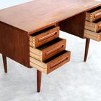 Vintage Bureau | Desk | Jaren 60 | J. Svenstrup | Deens thumbnail 5