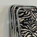 Set Of 4 Vintage Zebra Print Folding Chairs thumbnail 4