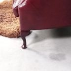 Rundlederen Vintage 2 Zits Chesterfield Bank thumbnail 3