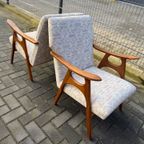 Set Van 2 Vintage Relax Stoelen thumbnail 9