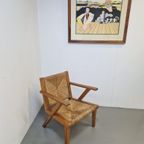 Vintage Schilderij M Van Kol Modern Ingelijst Pentekening ‘5 thumbnail 4