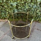 Vintage Serveer Trolley, Bar Trolley Hollywood Regency thumbnail 3