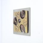 Brutalist Metal Wall Panel, 1970S thumbnail 2