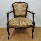 Brocante Vintage Franse Louis Xv Stoel, Fauteuil. 2405200 thumbnail 4