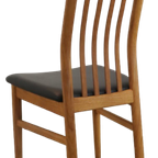 Set Van 6 Kai Kristiansen Stoelen Voor Schou Andersen Vintage 'lille Arden' thumbnail 3