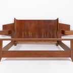 1950’S Italian Mid-Century Modern Double Bed Frame From Gio Ponti thumbnail 3