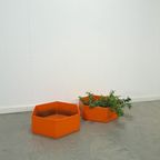 Oranje Kunststof Bloembak Plantenbak thumbnail 10