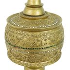 Prachtige Vintage Houten Offerschaal Bladgoud Verguld Birma 49Cm thumbnail 12