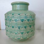 Bloempot Turquoise Wit Schelpenmotief thumbnail 2
