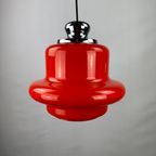 1 Of 9 Red Opaline Glass Pendant Light By Hustadt Leuchten 1960 thumbnail 6