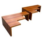 Vintage Salontafel Coffee Table Trapezium Leolux Set X2 thumbnail 7