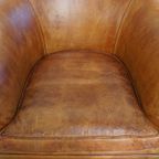 Geweldige, Unieke Vintage Schapenleren Design Fauteuil Van Bart Van Bekhoven thumbnail 6