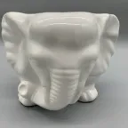 Grote Bloempot Olifant Wit thumbnail 2