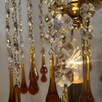 Teardrop Tafellampen Gefumeerd Rook Murano Hollywood thumbnail 6