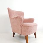 Vintage Roze Artifort Fauteuil Dames | Theo Ruth Roze Rib thumbnail 8