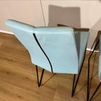 2X Montis Ivy Eetkamerstoelen - Blauw - Leder - Design thumbnail 16