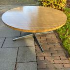 Seventies Ronde Salontafel thumbnail 2