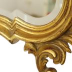 Bladgoud Vergulde Spiegel Deknudt Facet Barok Kuifspiegel 93cm thumbnail 16