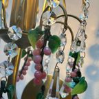 10 Beschikbaar Roze Murano Handgemaakte Kristal Druiven Vintage Wandlampen thumbnail 2