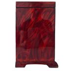 Vintage Chinese Sieradendoos Rood Lakhout Messing 1960’s thumbnail 4