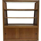 Antieke Winkel Vitrine Toonbank Met Schuifdeuren, Jaren 50 thumbnail 12