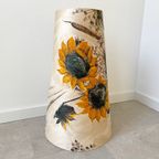 Xl Vintage Lampenkap Voor Vloerlamp Met Zonnebloemen thumbnail 8